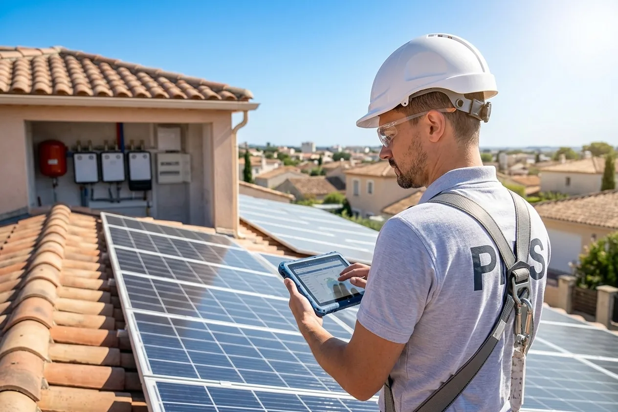 Installation photovoltaïque dans le Morbihan